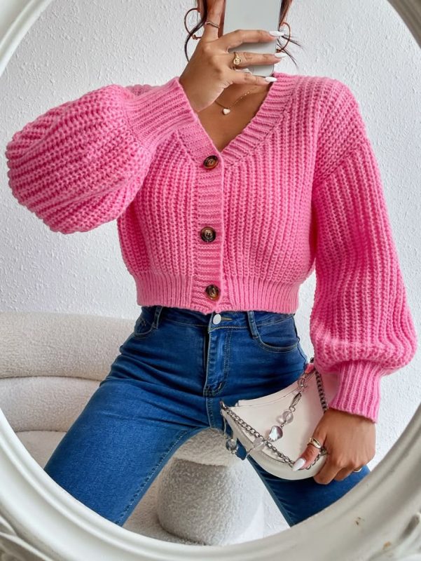 Button-Front-Drop-Shoulder-Cardigan